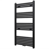 Radiator Baie Electric, Navin Avangard Black Moire 480x800 Mm 102w Digital, Conexiune Stanga, Negru
