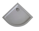 Cadita dus semirotunda Sanotechnik GR80, 80x80 cm, acril alb