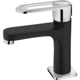Baterie lavoar Teka Nexos Black, monocomanda, aerator anticalcar, Negru
