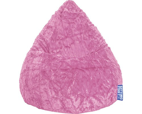 Fotoliu Puf Beanbag Sitting Point Fluffy Xl Roz 70x110 Cm