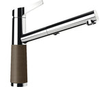 Baterie Bucatarie Cu Dus Extractibil Schock Sc-510, 2 Tipuri De Jet, Cartus Ceramic, Cristadur Bronze