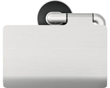 Suport Pentru Role De Hartie Igienica Tiger Cooper Inox/negru, Cu Aparatoare