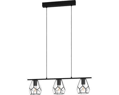 Lustra Mardyke E27 Max. 3x40w, Negru