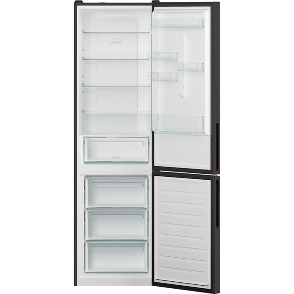 Combina frigorifica Candy CCE4T620EB, 377 l, Total No Frost Circle+, WiFi/ hOn app, SuperCooling, SuperFreezing, Clasa E, H 200 cm, Negru