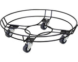Suport Ghiveci Cu Roti, Wagner system, Otel, Negru, Ø 38 Cm, Capacitate Portanta 100 Kg