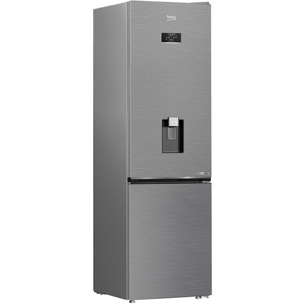 Combina frigorifica Beko B5RCNA405HDXB, 355 l, No Frost, HarvestFresh, AeroFlow, Fast Freeze, Clasa D, 203.5 cm, Inox