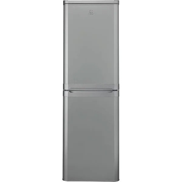 Combina frigorifica Indesit CAA55S1, 235 l, Low Frost, Clasa F, H 174 cm, Argintiu