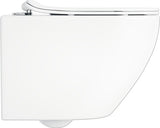 Set Vas Wc Suspendat Jungborn Two Me525-r, Fara Margine Clatire, Alb, Include Capac Wc