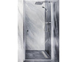 Usa Batanta Sanotechnik Sanoflex 85-87x195 cm, Sticla Transparenta Anticalcar, Profil Crom