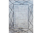 Covor Assos 36318a Model Geometric Gri 80x150 Cm