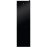 Combina frigorifica Electrolux LNT7ME36K2, 366 l, No Frost, Control electronic, Multi Flow, Iluminare LED, Clasa E, H 201 cm, Sticla neagra