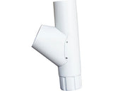 Ramificatie Y Burlan Metalic PRECIT Ø 90 mm Alb RAL 9010