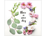 Tablou Sticla Flower Collection Ii 20x20 Cm