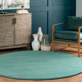 Covor Romance 120 rotund verde menta