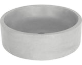 Lavoar Rotund Marba, cu Montaj pe Blat 42 cm, Beton, Gri