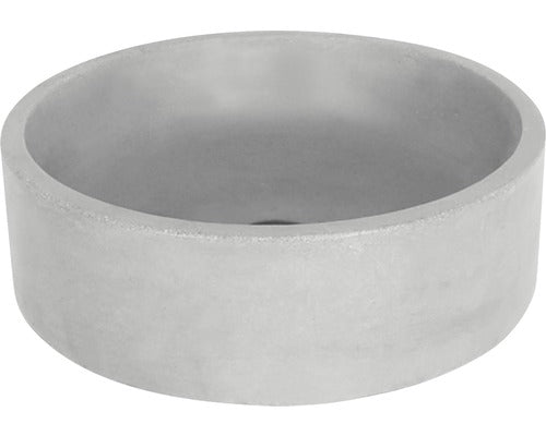 Lavoar Rotund Marba, cu Montaj pe Blat 42 cm, Beton, Gri