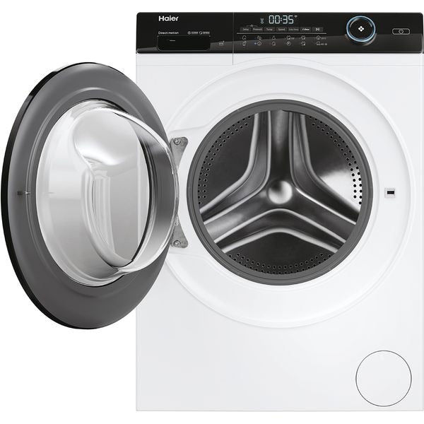 Masina de spalat Haier HW80-B14959EU1-S, 8 kg, 1400 rpm, Motor Direct Motion, Clasa A, Refresh, WiFi, Steam, Alb