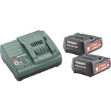 Set 2 acumulatori & statie de incarcare Metabo SC 30 Basic 12V, capacitate 2x 2,0Ah Li-Ion