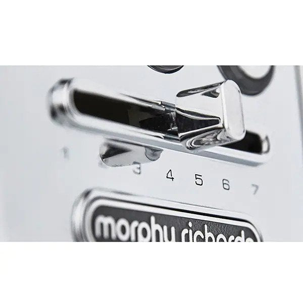 Prajitor paine MORPHY RICHARDS Verve 243012EERROM, 1800W, 4 felii, alb-argintiu