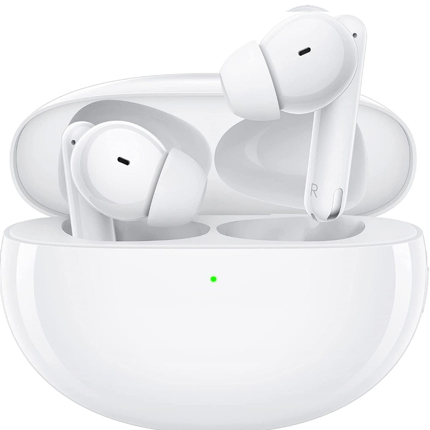 Casti OPPO Enco Free2, True Wireless, Bluetooth, In-Ear, Microfon, Noise Cancelling, Alb