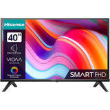 Televizor HISENSE LED 40A4K, 100 cm, Smart, Full HD, Clasa F