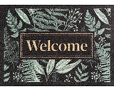 Covoras Intrare Welcome Green Leaves 50x70 Cm