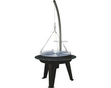 Gratar Cu Carbuni Pivotant Tenneker® Tc Swing Ii Ø 50 Cm cu Colector De Cenusa