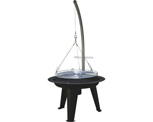 Gratar Cu Carbuni Pivotant Tenneker® Tc Swing Ii Ø 50 Cm cu Colector De Cenusa