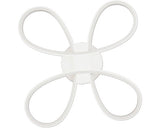Plafoniera Cu Led Integrat Fly 22w 2600 Lumeni, Alb Mat