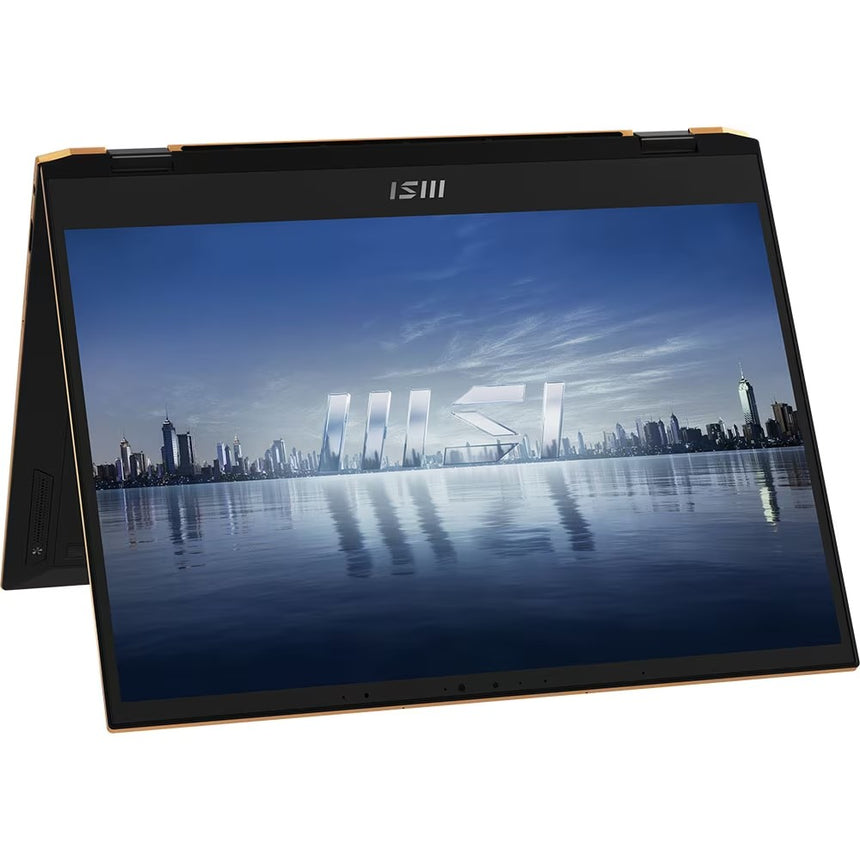 Laptop 2 in 1 MSI Summit E13 Flip Evo A13MT-235RO, Intel Core i7-1360P pana la 5GHz, 13.4" WUXGA Touch, 16GB, SSD 1TB, Intel Iris Xe Graphics, Windows 11 Home, Negru
