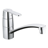 Baterie bucatarie Grohe Get, cartus ceramic, monocomanda, 1/2'', crom