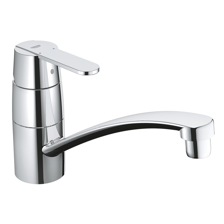 Baterie bucatarie Grohe Get, cartus ceramic, monocomanda, 1/2'', crom