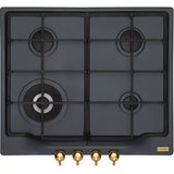 Plita incorporabila Franke FHCL 604 3G TC GF C, gaz, 4 arzatoare, aprindere electrica, finisaj grafite