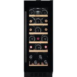 Racitor de vinuri Electrolux EWUS020B5B, 20 sticle, Rafturi lemn, Control electronic, Clasa G, H 82 cm, Negru