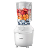 Blender Philips HR2041/00 Seria 3000, 450 W, 1l, 1 viteza + buton Pulse, sistem ProBlend, 1 viteza + buton Pulse, recipient plastic, picioare antivibratie, alb