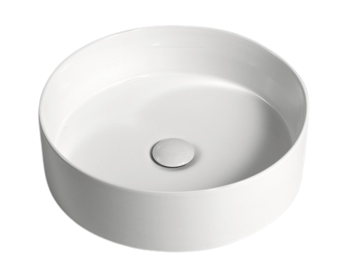 Lavoar Rotund Jungborn Imion, Montaj pe Blat, 40 cm, Alb