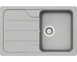 Chiuveta Bucatarie Cu O Cuva Schock Formhaus D-100s 78x50 Cm, Cu Picurator, Reversibila, Cristalite Croma