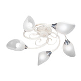 Plafoniera Sharon 5xE14, 51x51x15 cm, 40W, bej, auriu