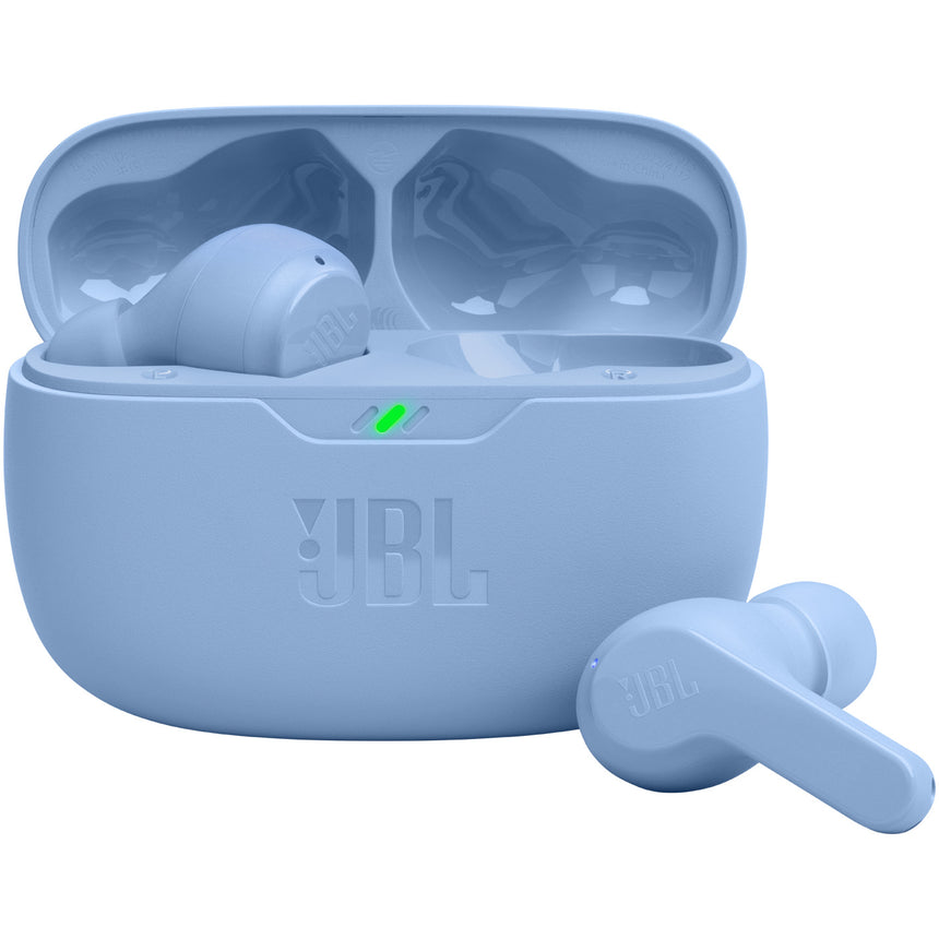 Casti audio in-ear JBL Wave Beam, True Wireless, Bluetooth, Deep Bass, Albastru