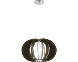 Pendul Stellato3 E27 Max. 1x60w, Lemn Maro Inchis