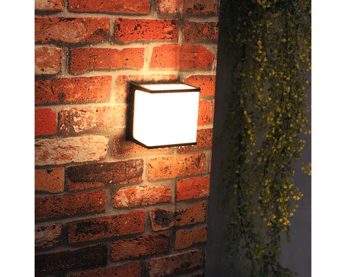 Aplica Cu Led Integrat Block 8w 680 Lumeni, Pentru Exterior Ip65, Alb