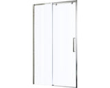 Usa dus glisanta basano Modena 100x195 cm sticla transparenta profil crom stanga