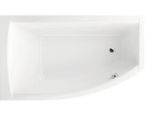 Cada de Baie Asimetrica pe Colt Radaway Sitera, 95x160x47,5 cm, Colt Stanga, Acril Alb, WA1-32-160x095L