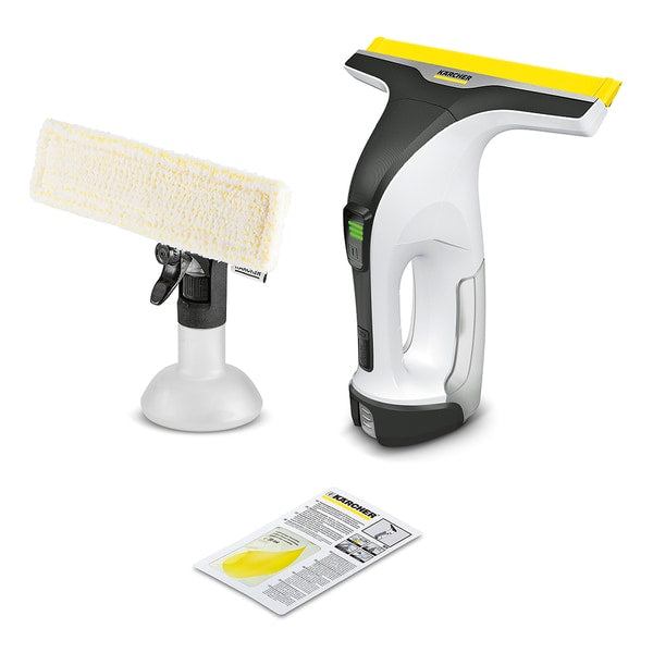 Aspirator Geamuri KARCHER WV 4 4 WV44BAT, 0.15l, 4.2V, Autonomie Maxima 40 min, Alb-Galben