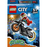 LEGO® City - Motocicleta de cascadorie pentru pompieri 60311, 11 piese