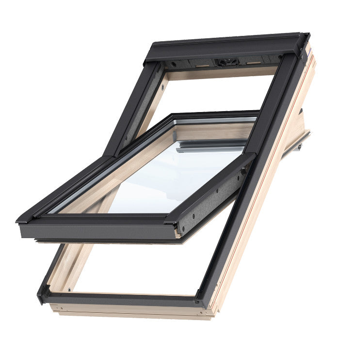 Fereastra mansarda GZL 1051 - cu operare de sus si Rama de etansare EDW 0000 - 78 x 98 cm
