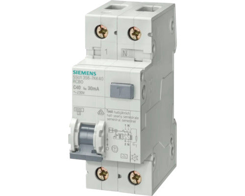 Intreruptor Automat Cu Protectie Diferentiala Rcbo 1p+n 20a 4, 5ka/30ma, Curba C, Tip A, 2 Module