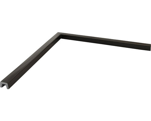 Prag Cabina Dus Unghi Drept din Marmura Compozita 125x125 cm Venge Dark