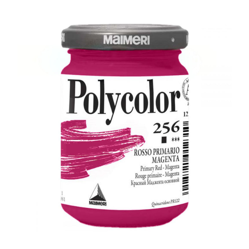 Vopsea vinilica Polycolor Maimeri - Primary Red - Magenta - 140 ml