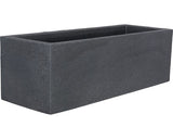 Jardiniera Geli Kubus, Plastic, 80x30x26 Cm, Antracit